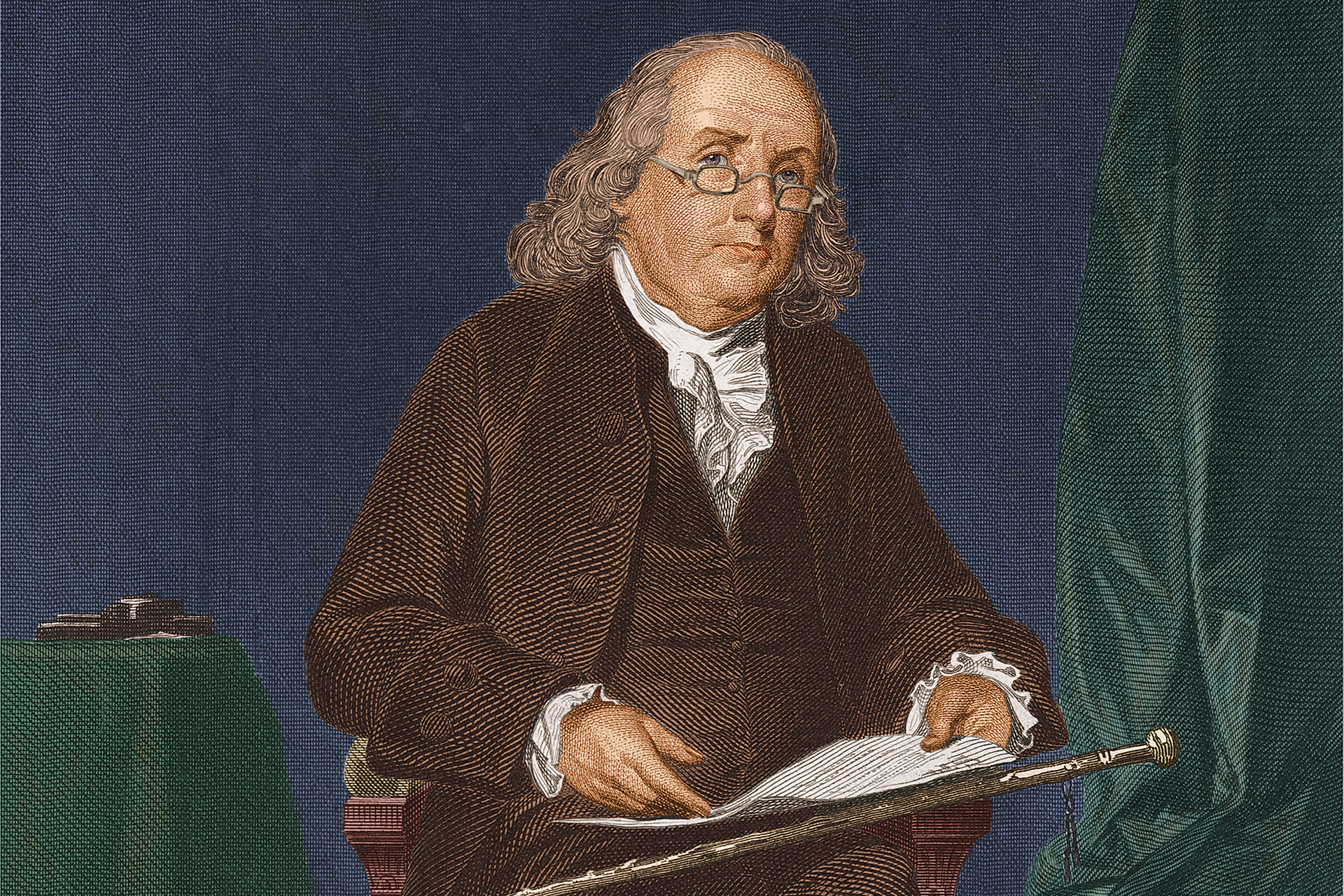 Benjamin Franklin As A Printer
